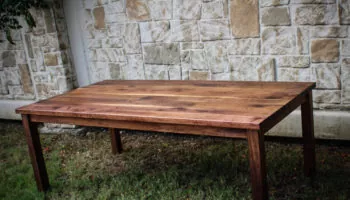 Black Walnut Farmhouse Table 1